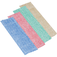 Set 4 rezerve mop plat microfibra 46x16 cm profesionale pentru zone diferite Okerman